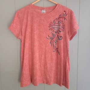 Harley-Davidson Coral Short Sleeve Tee